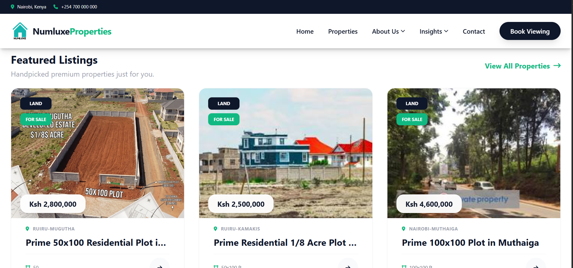 Real Estate Website