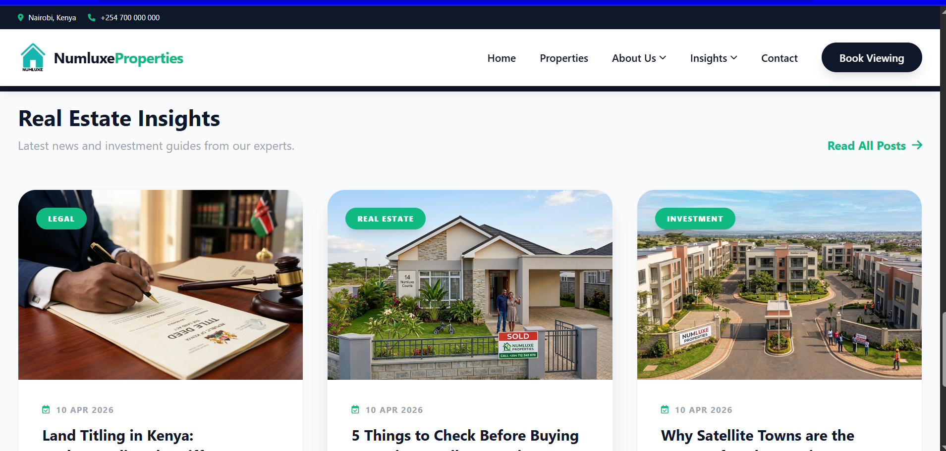 Real Estate Website