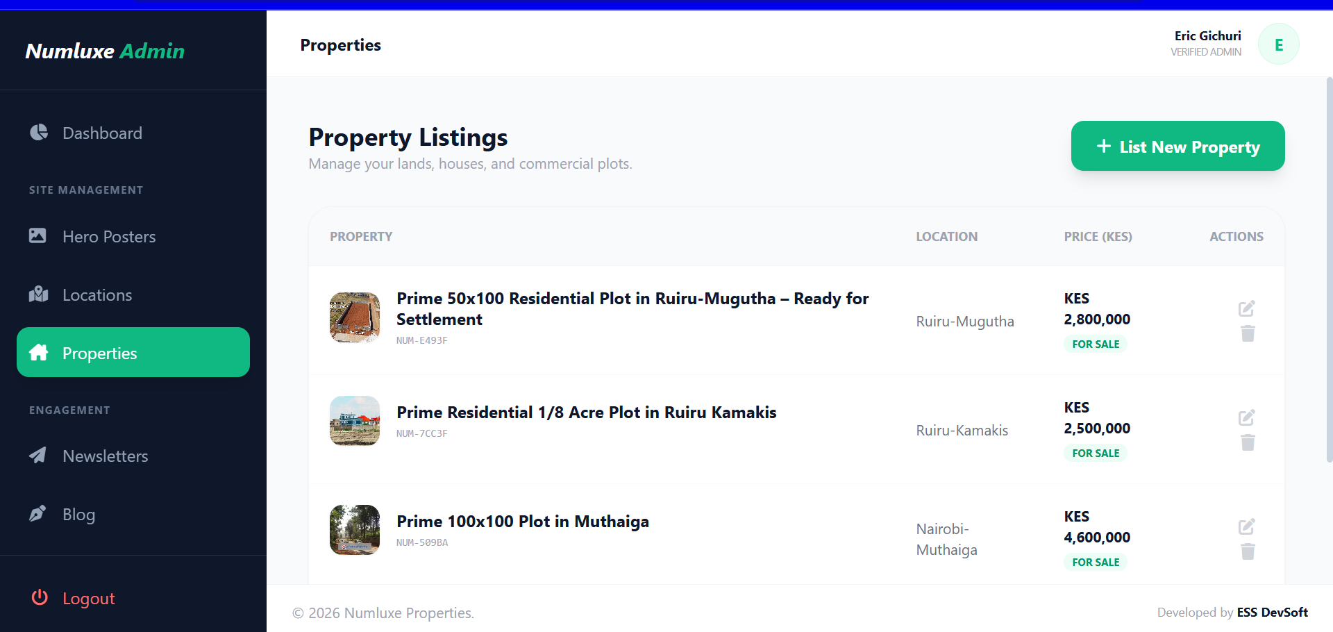 Real Estate Website